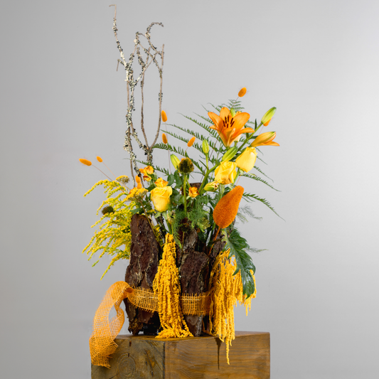 Arranjo Floral "Floresta de Outono"