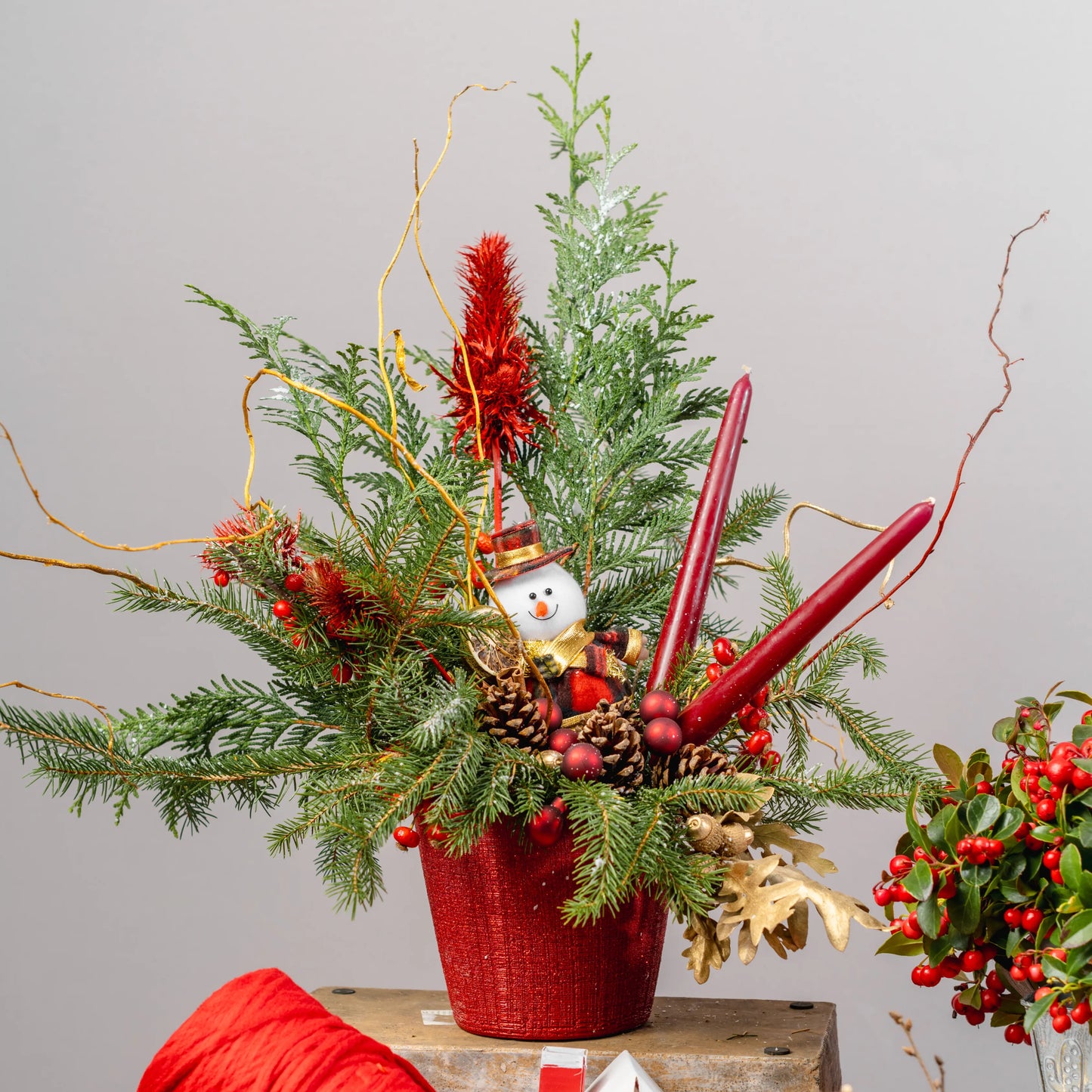 Arranjo Natal "Alegria Invernal"