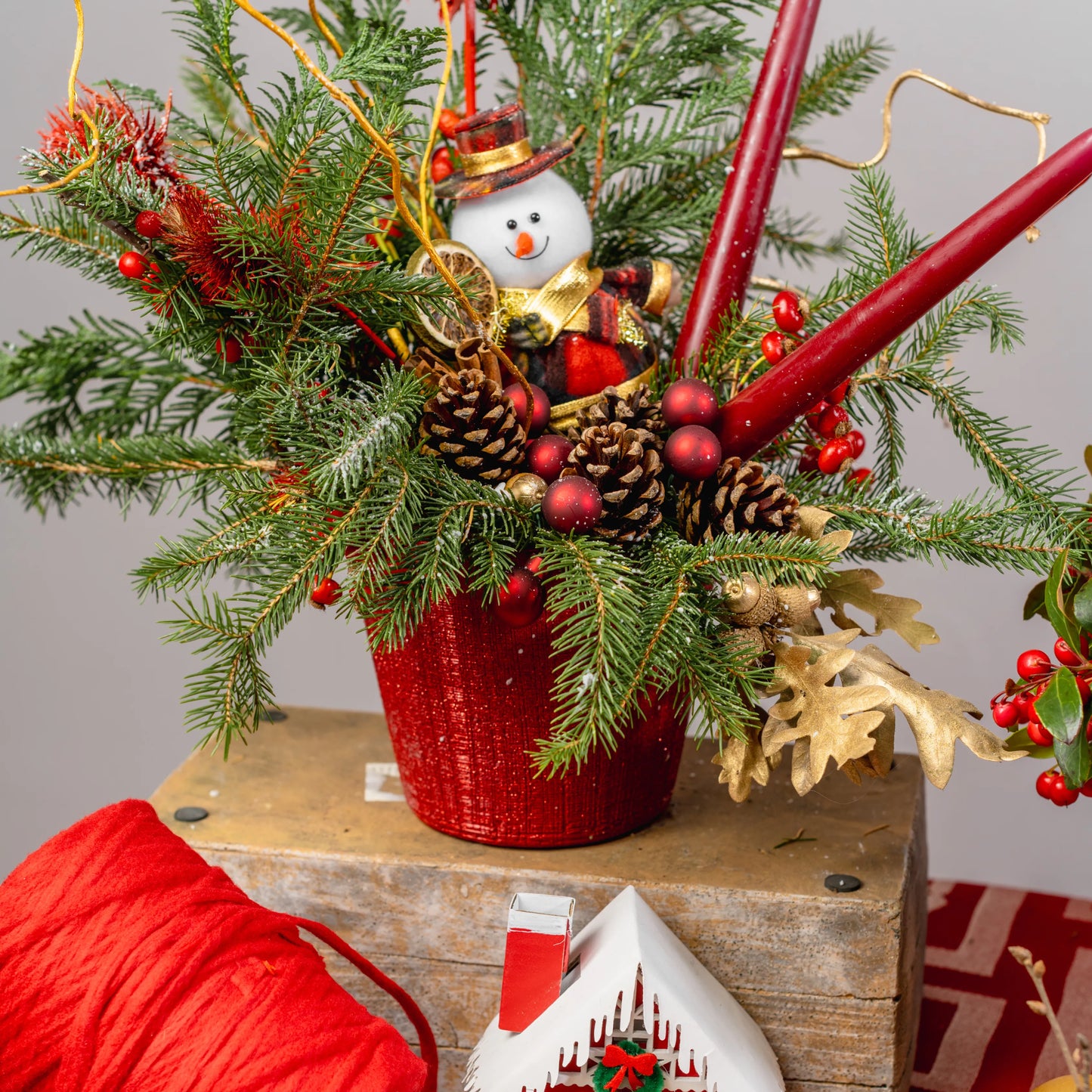 Arranjo Natal "Alegria Invernal"