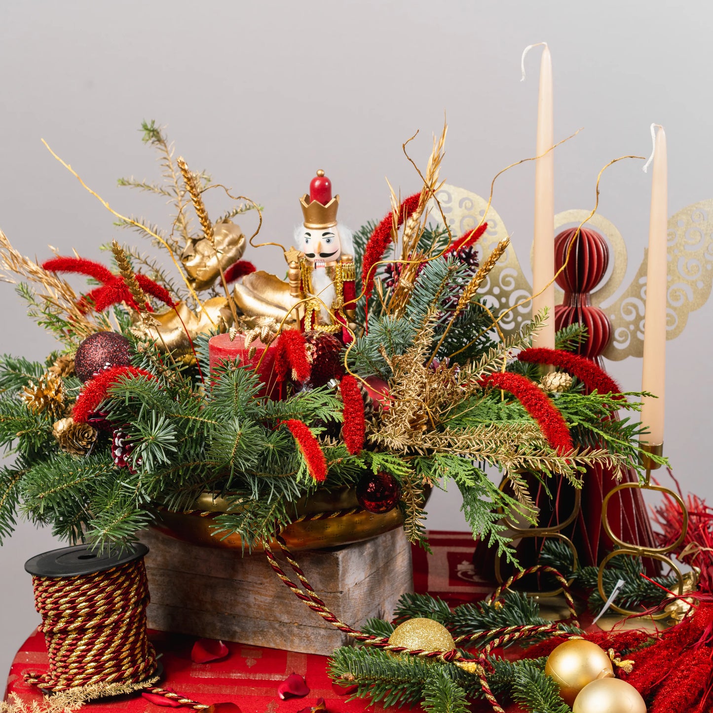 Arranjo Natal "Magia do Quebra-Nozes"