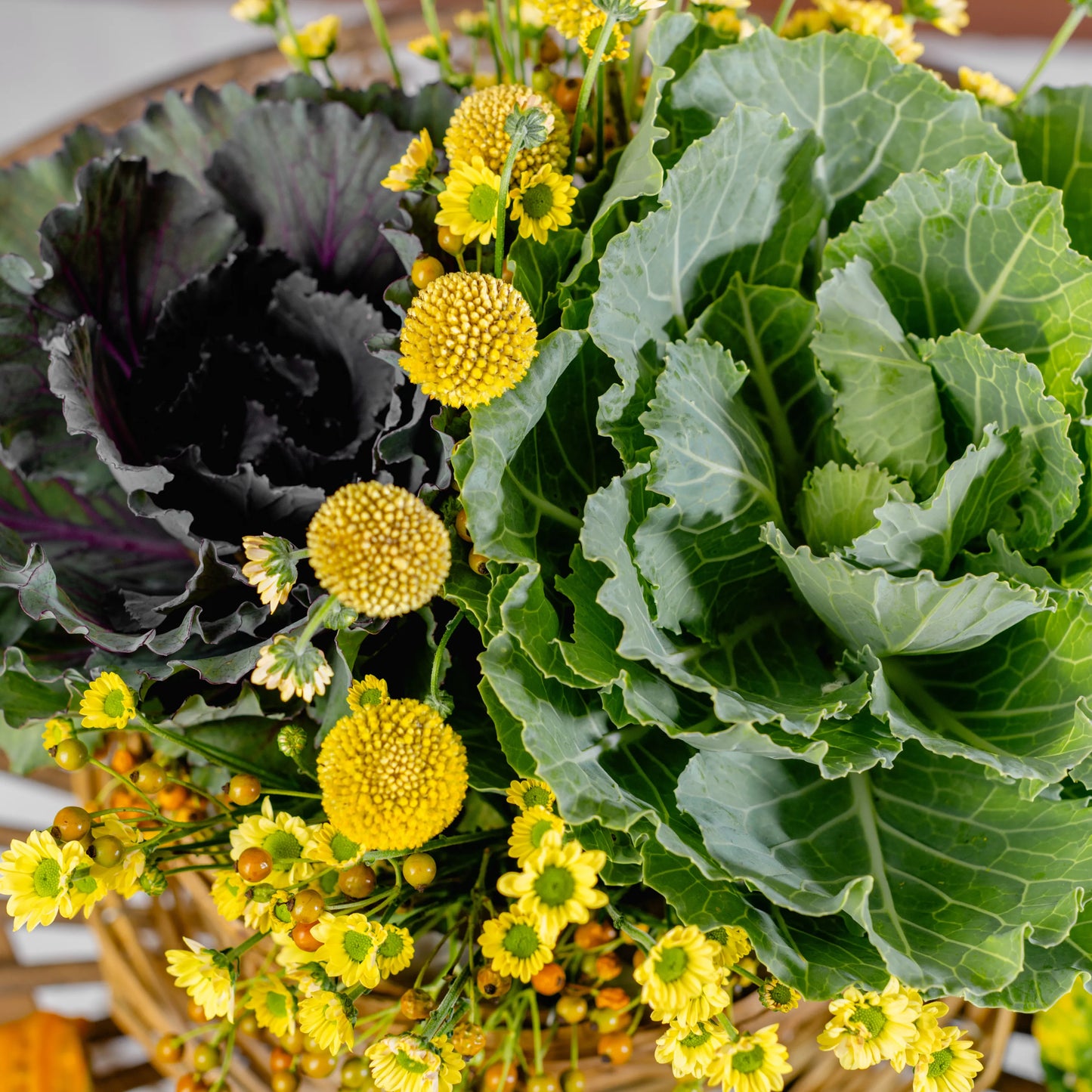 Arranjo Floral "Café na Horta"