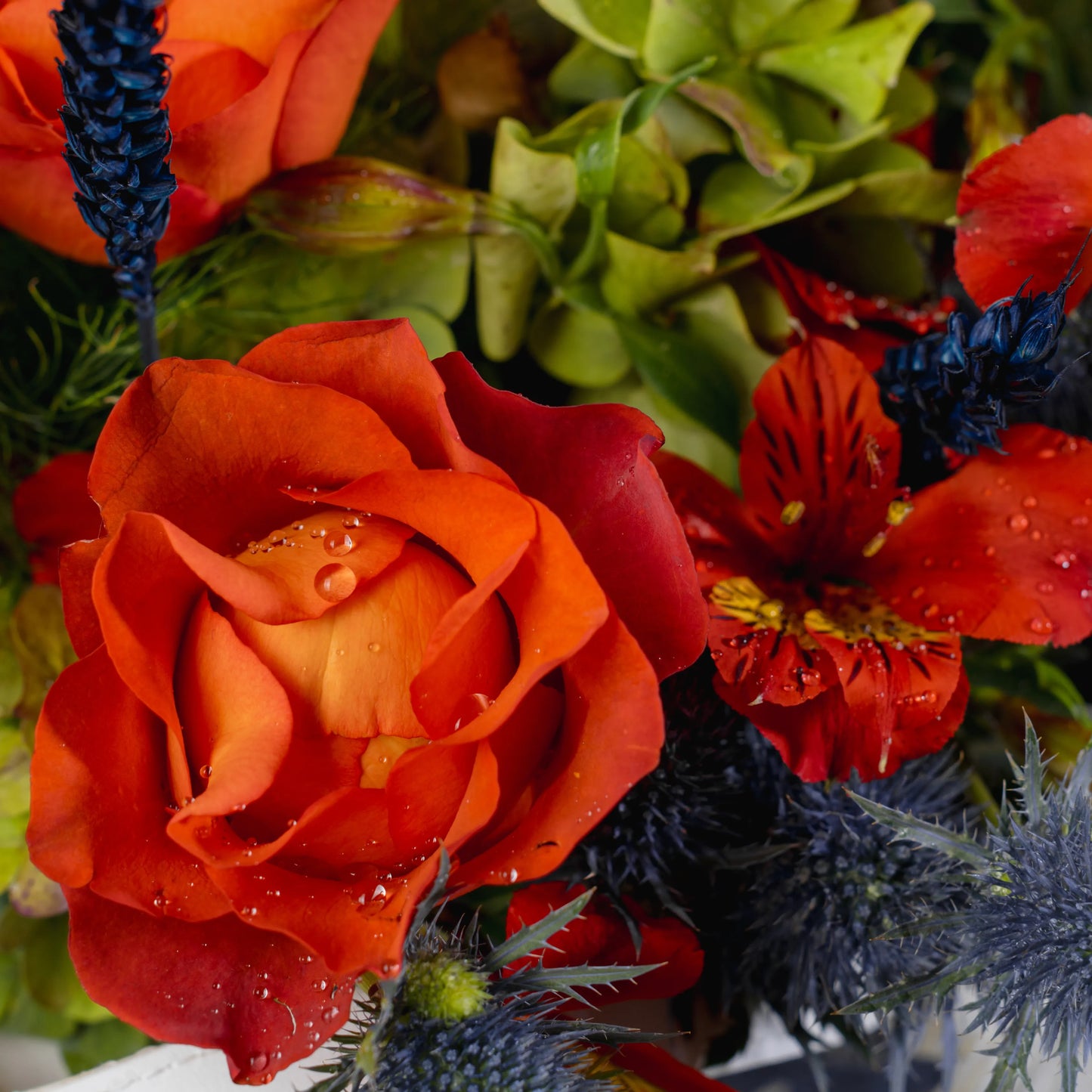 Arranjo Floral "Chama de Outono"