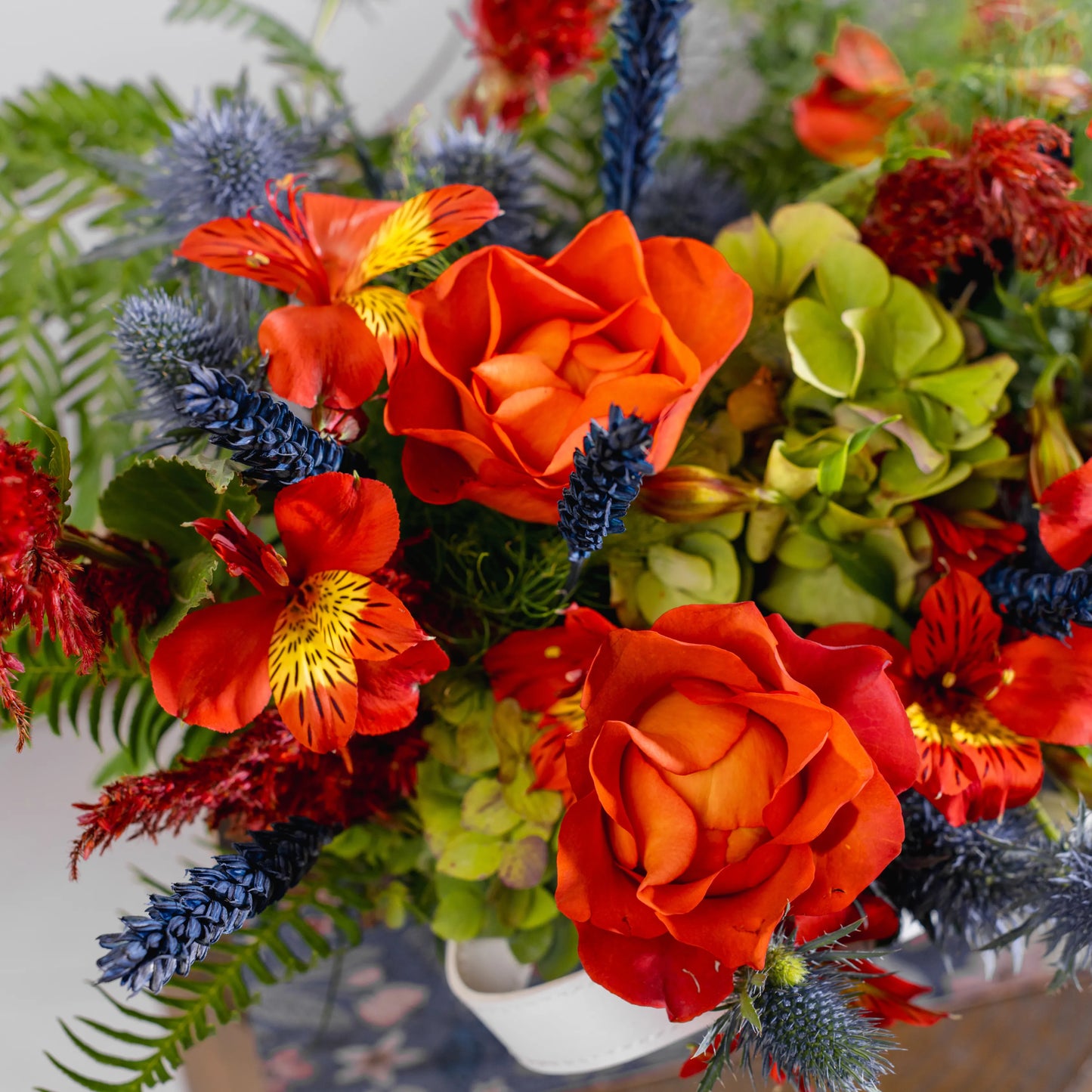 Arranjo Floral "Chama de Outono"