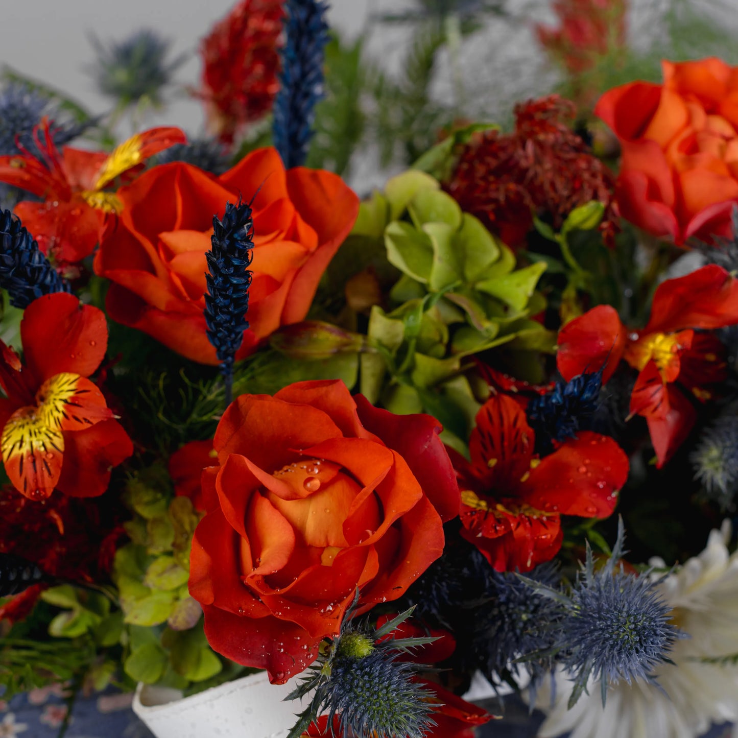 Arranjo Floral "Chama de Outono"