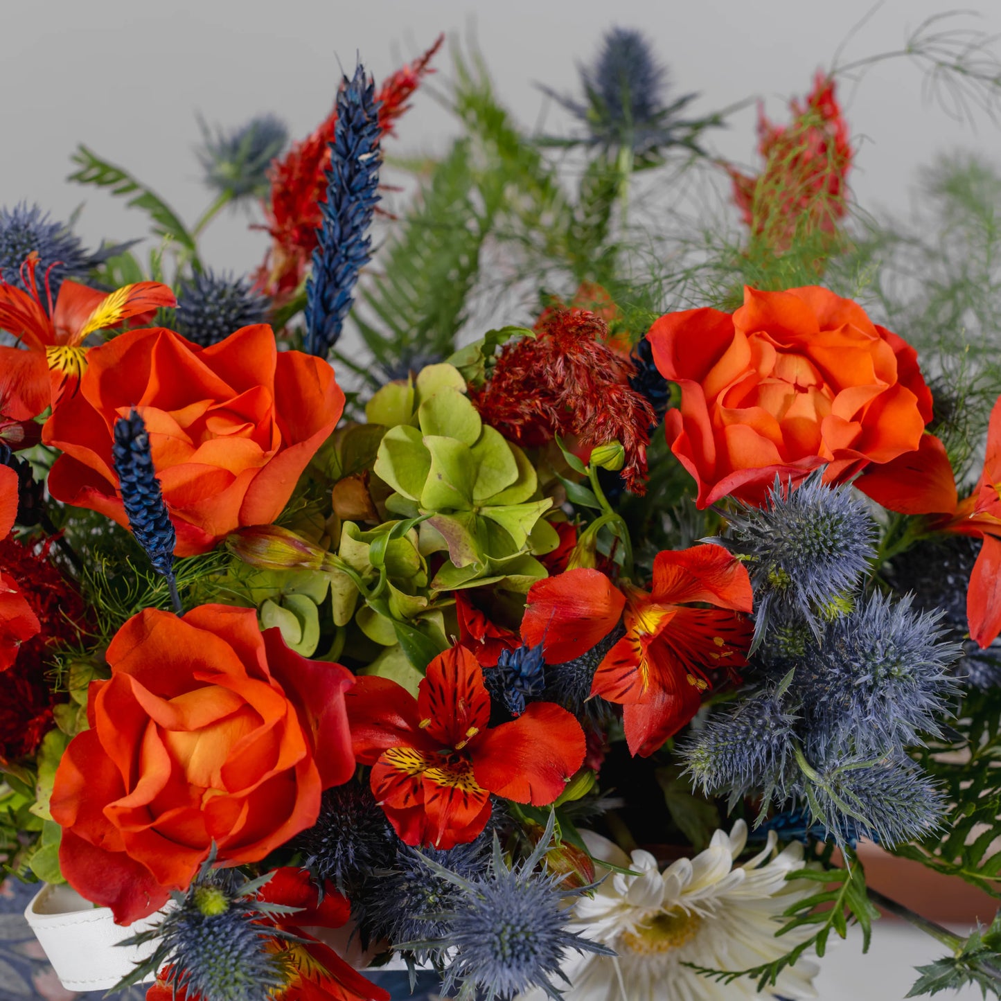 Arranjo Floral "Chama de Outono"