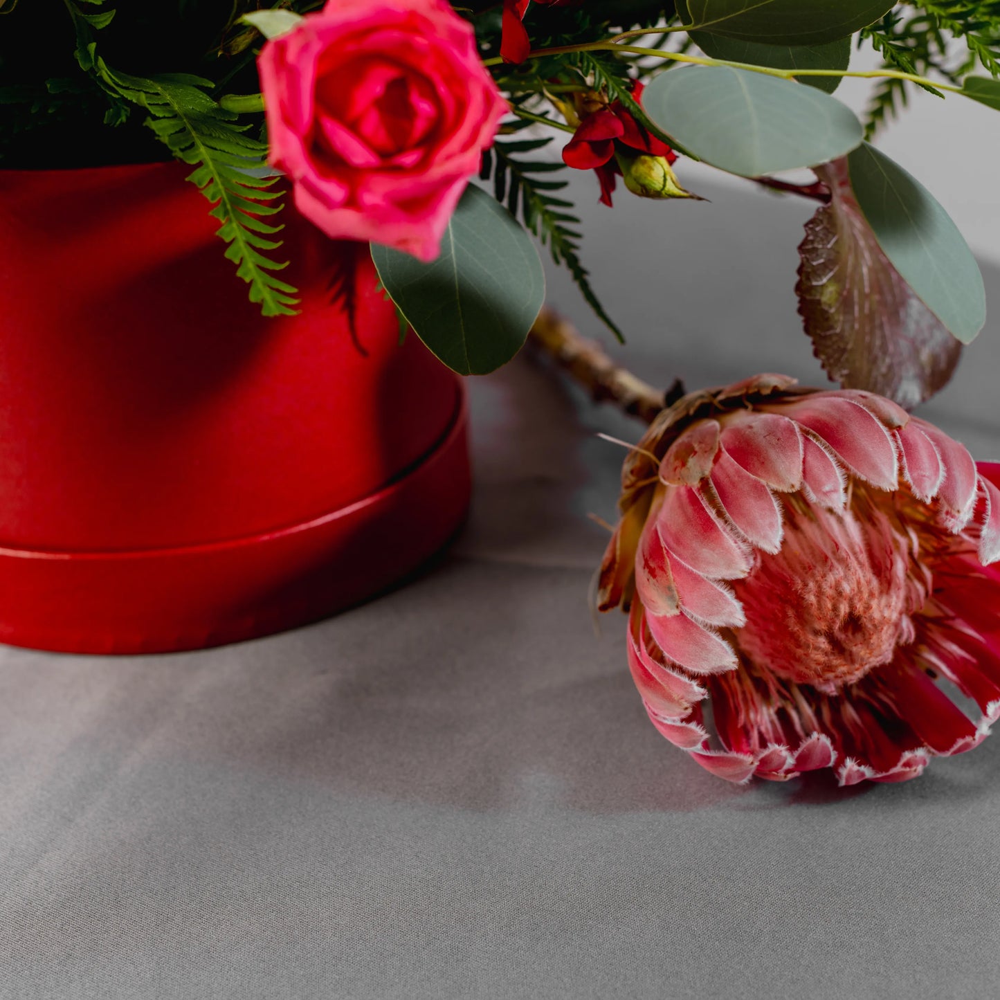 Arranjo Floral "Jardim Secreto na Caixa"