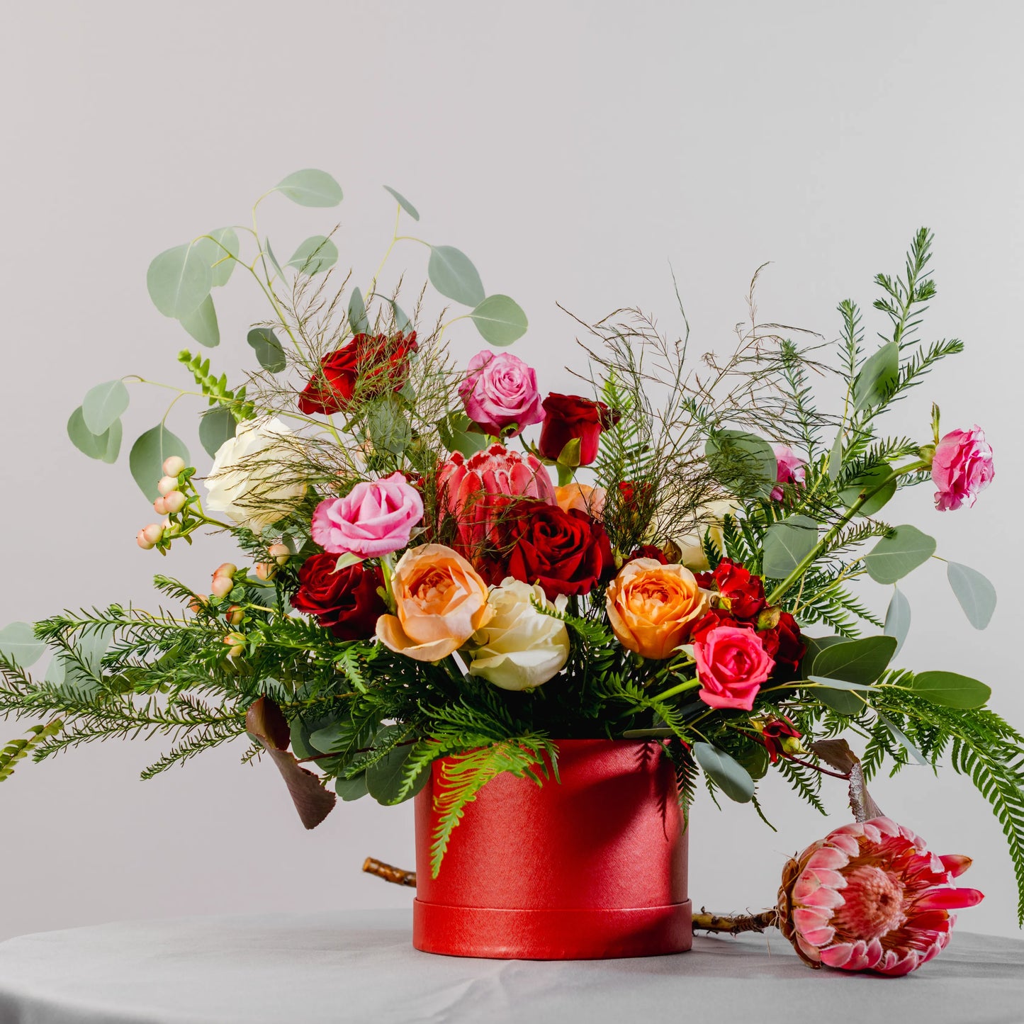 Arranjo Floral "Jardim Secreto na Caixa"