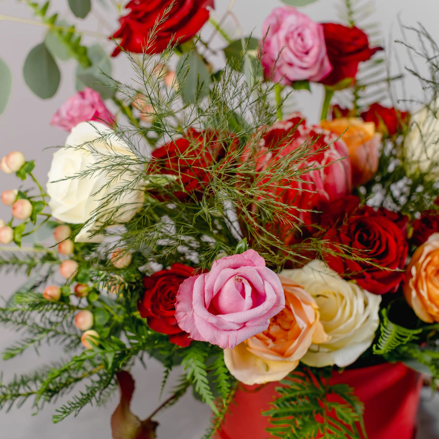 Arranjo Floral "Jardim Secreto na Caixa"