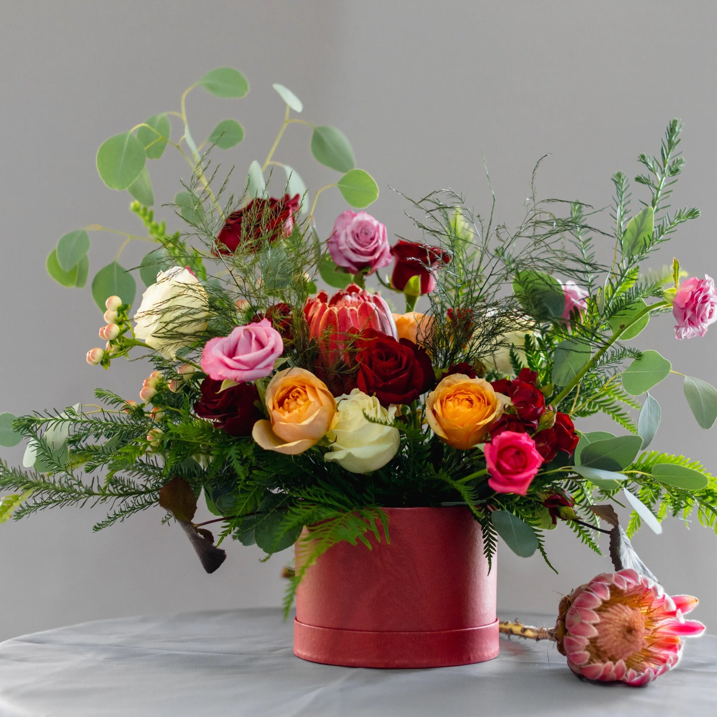 Arranjo Floral "Jardim Secreto na Caixa"