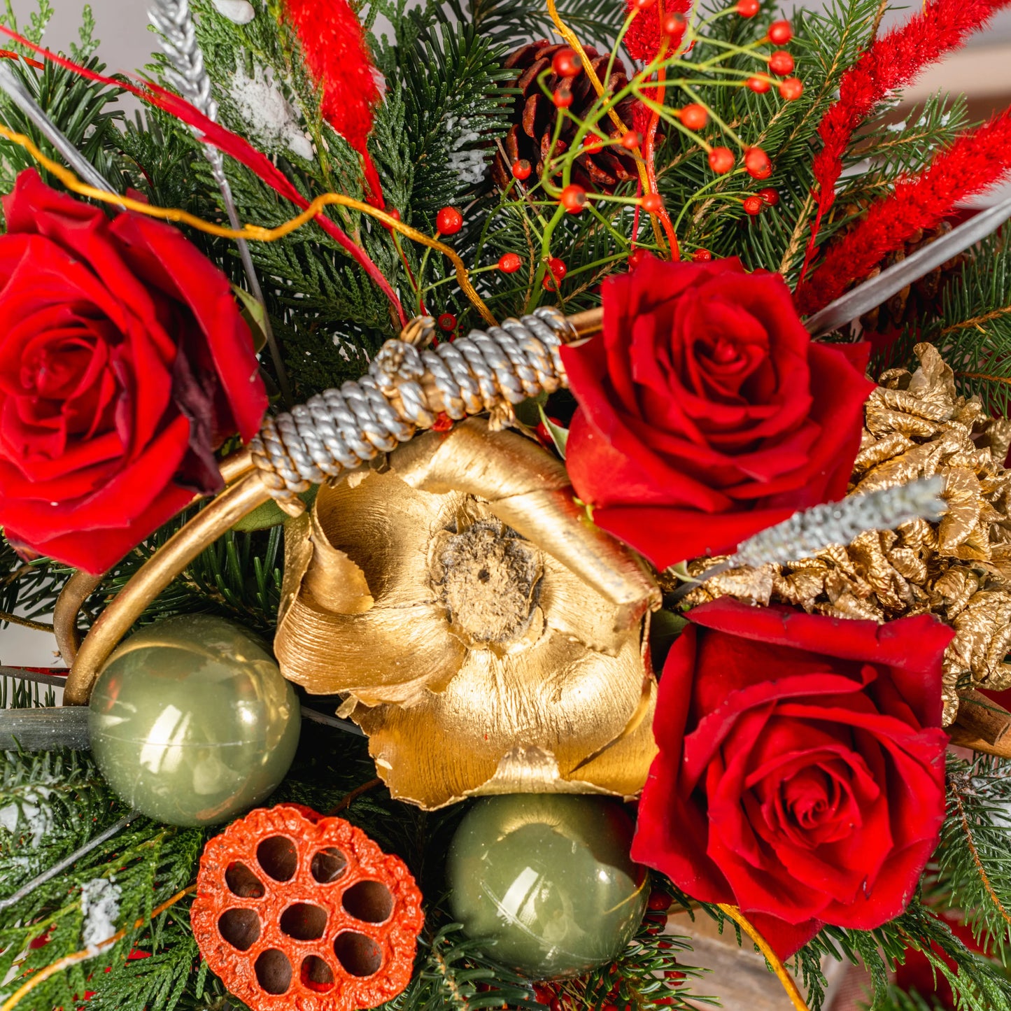 Arranjo Natal "Cesto Natalino"