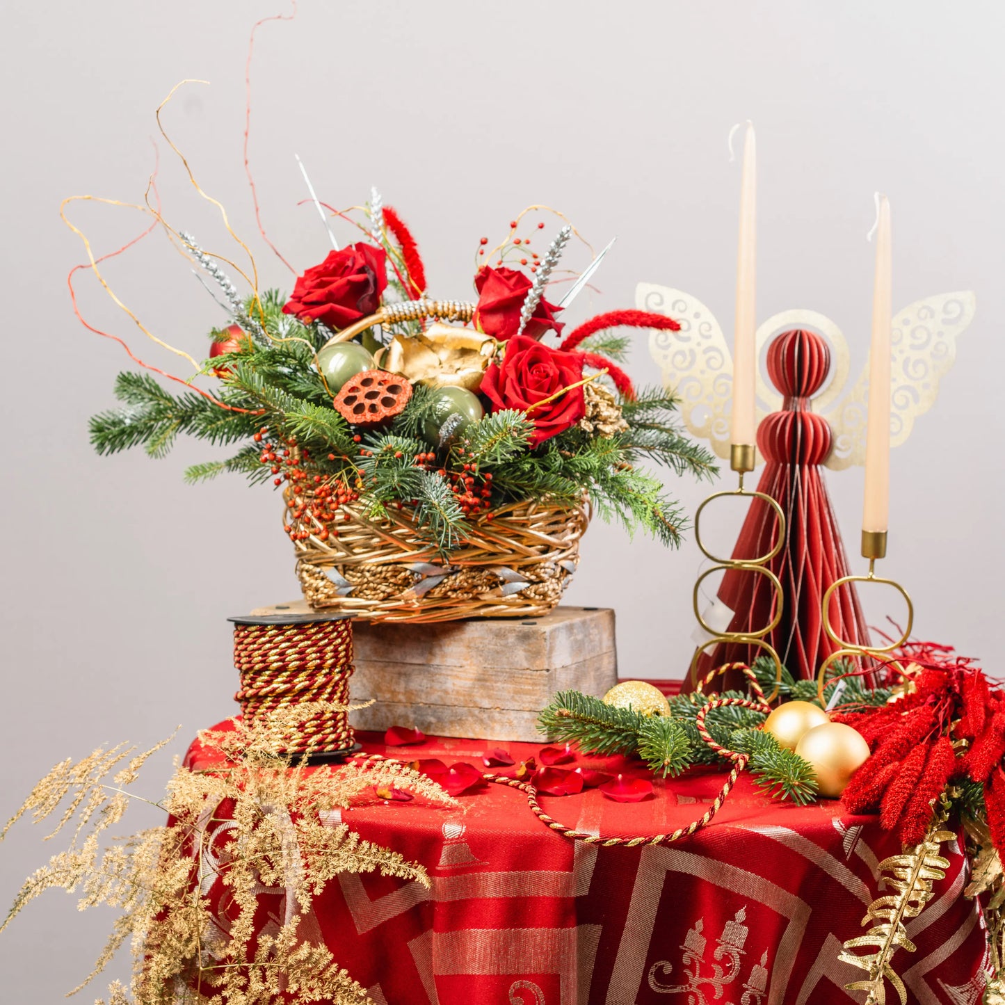 Arranjo Natal "Cesto Natalino"