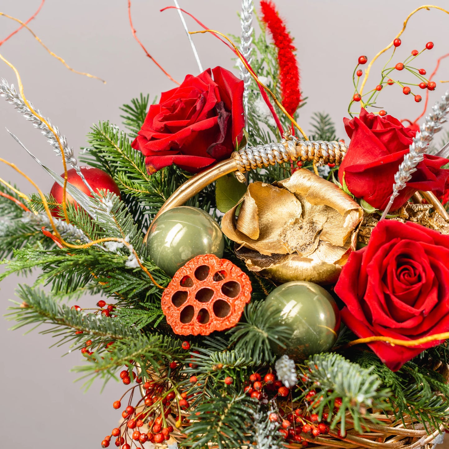 Arranjo Natal "Cesto Natalino"