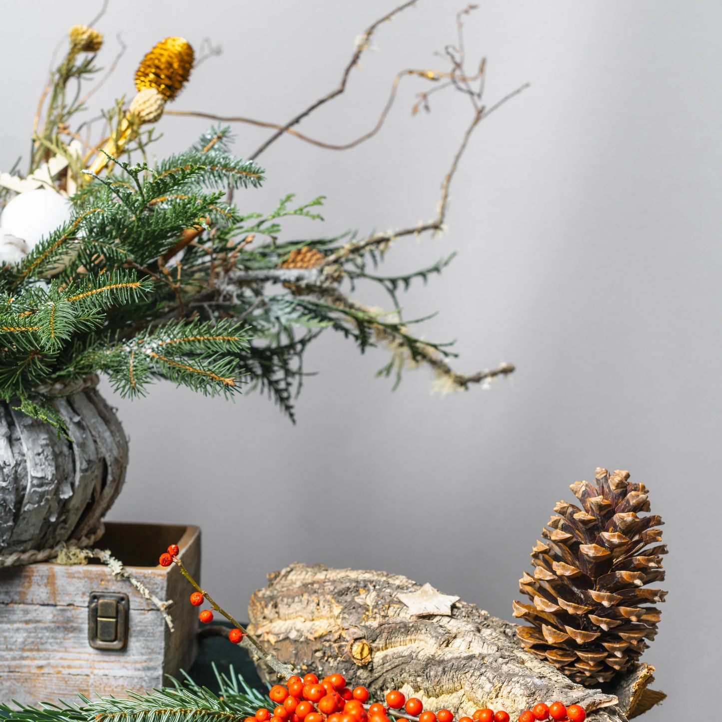 Arranjo Natal "Encanto Invernal"