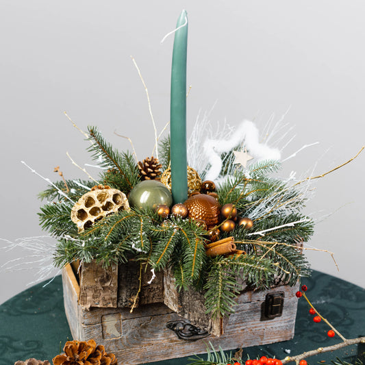 Arranjo Natal "Estrela do Bosque Natalino"