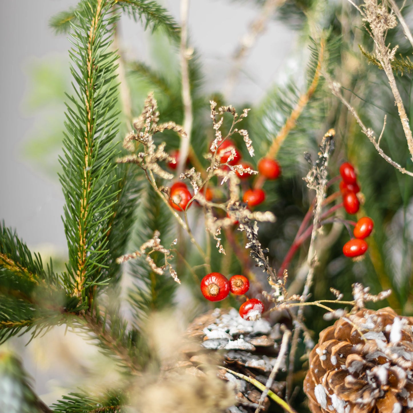 Arranjo Natal "Floresta Encantada do Inverno"