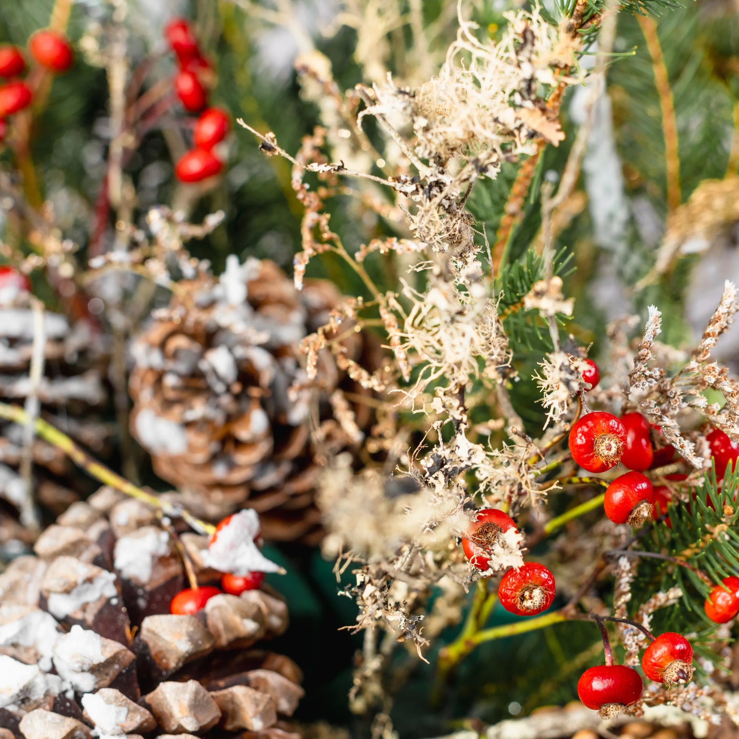 Arranjo Natal "Floresta Encantada do Inverno"