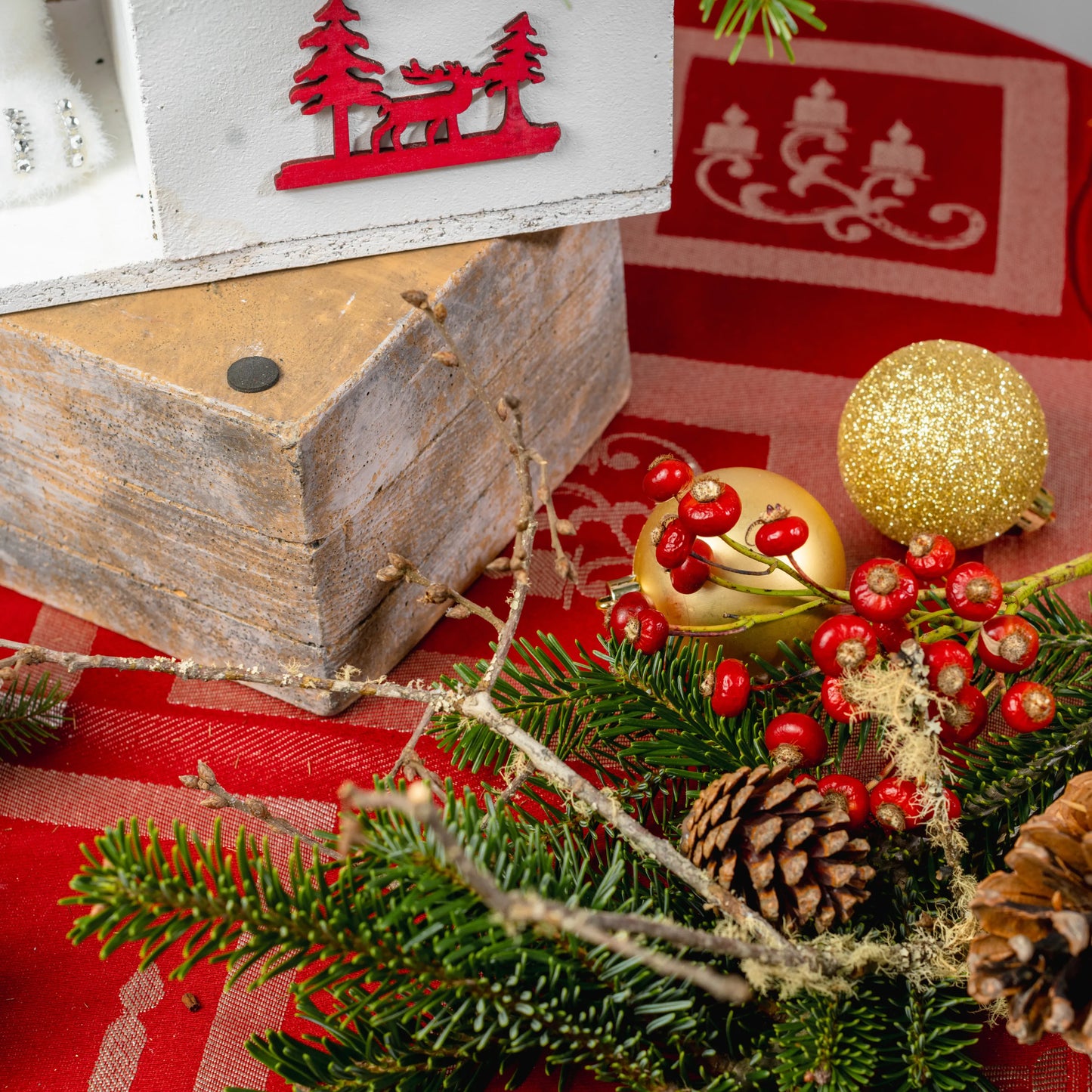 Arranjo Natal "Inverno Polar"