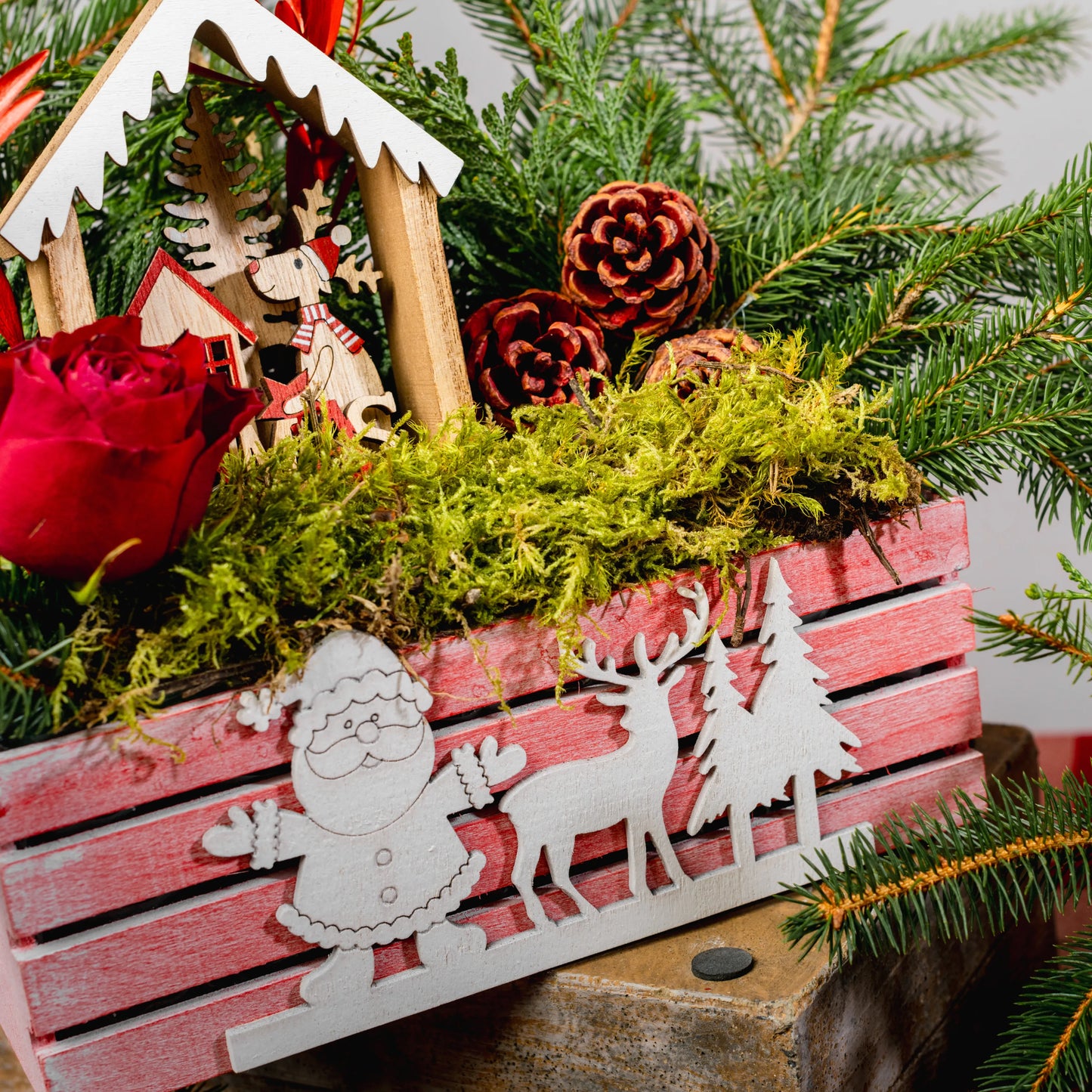 Arranjo Natal "Natal no Bosque"