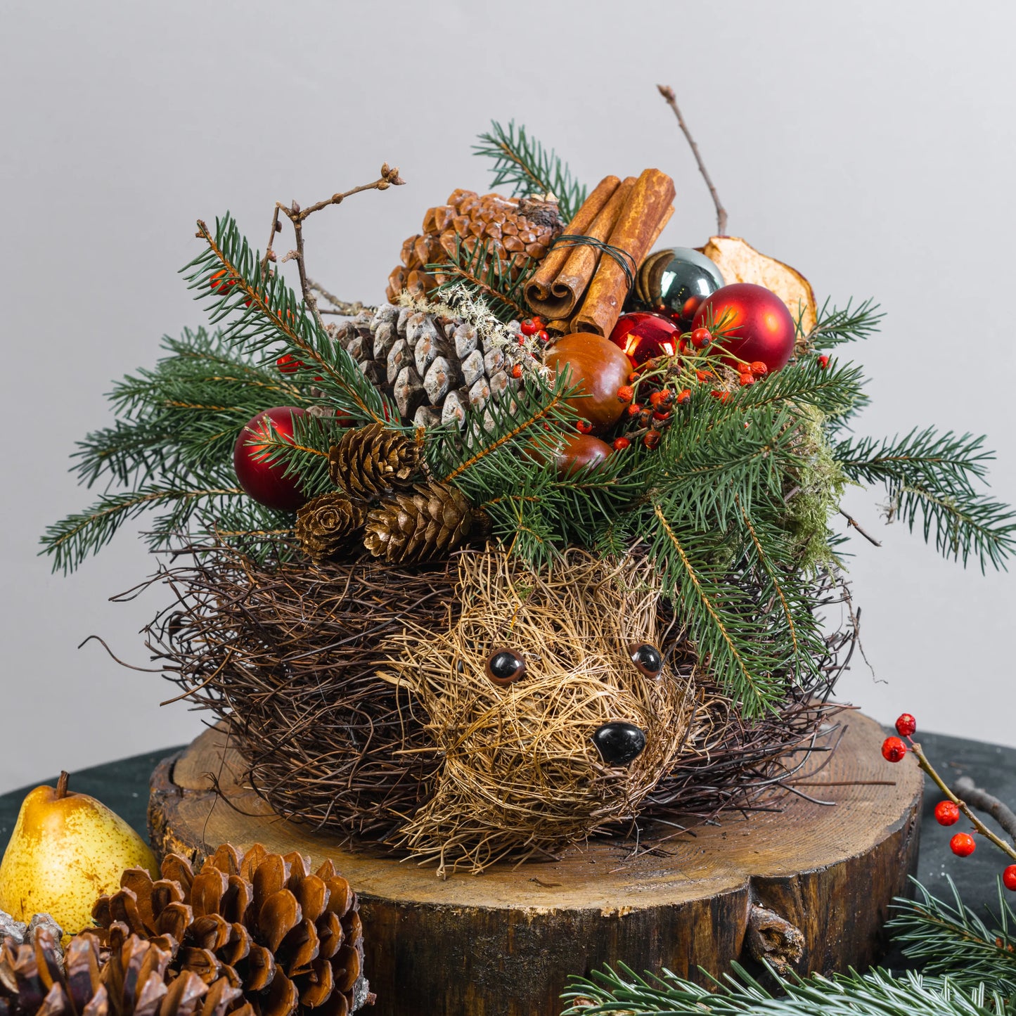 Arranjo Natal "Ouriço Natalino"