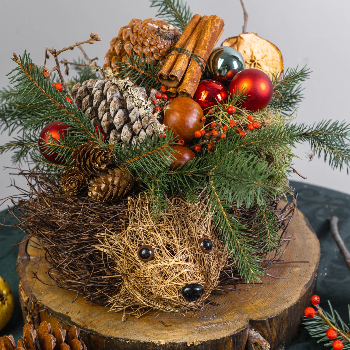 Arranjo Natal "Ouriço Natalino"