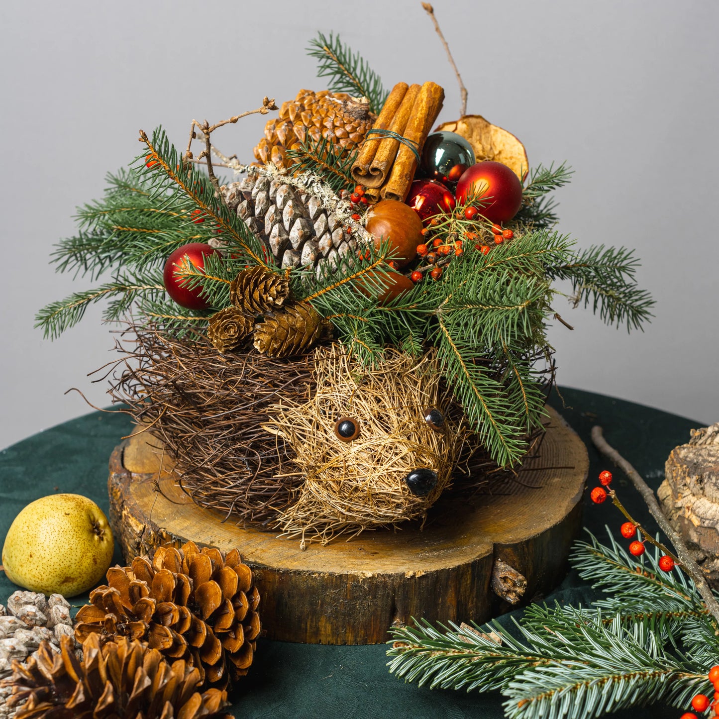 Arranjo Natal "Ouriço Natalino"