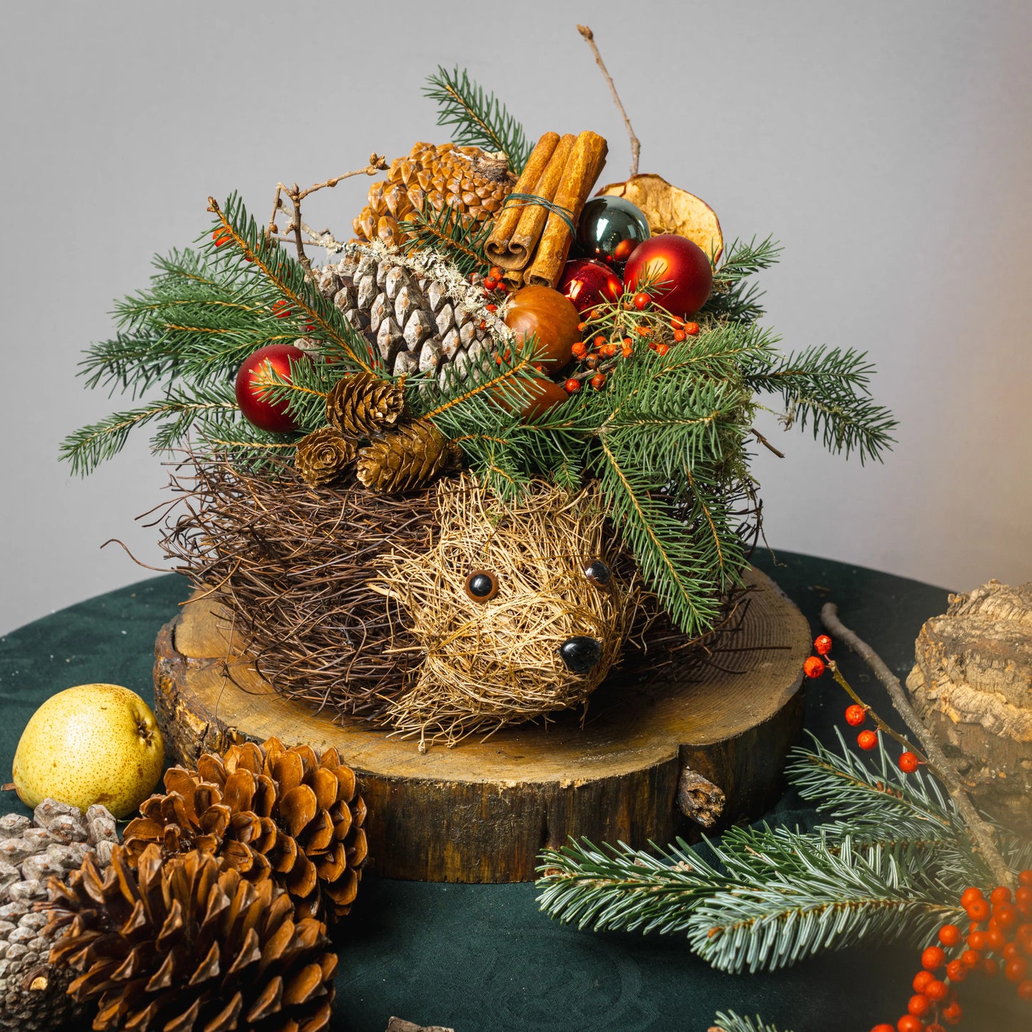 Arranjo Natal "Ouriço Natalino"