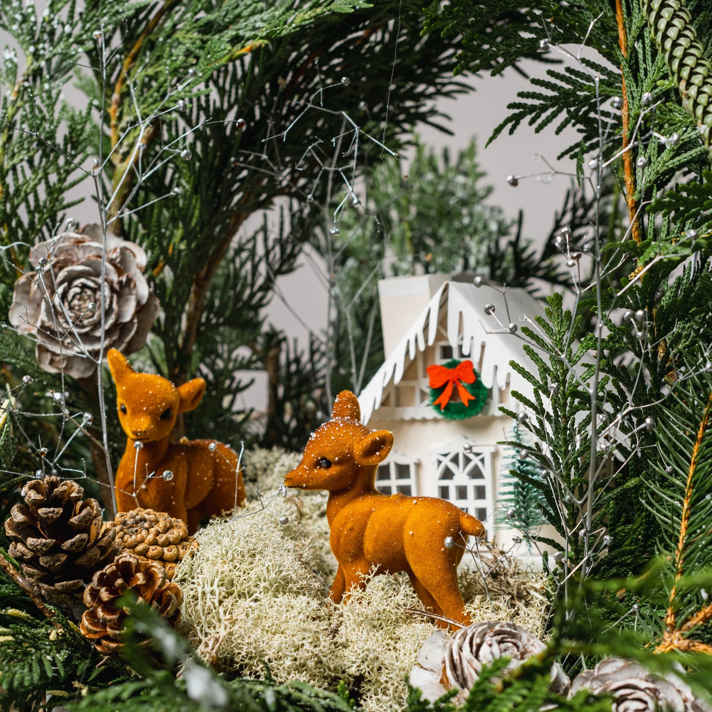 Arranjo Natal "Refúgio da Floresta Invernal"