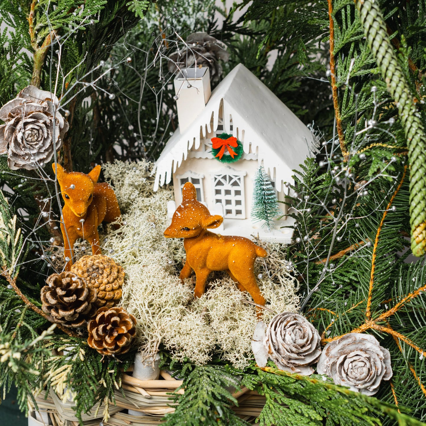 Arranjo Natal "Refúgio da Floresta Invernal"