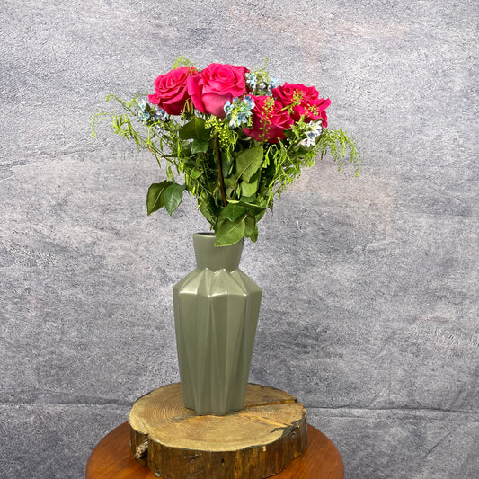 Jarra Grande Verde-Escuro