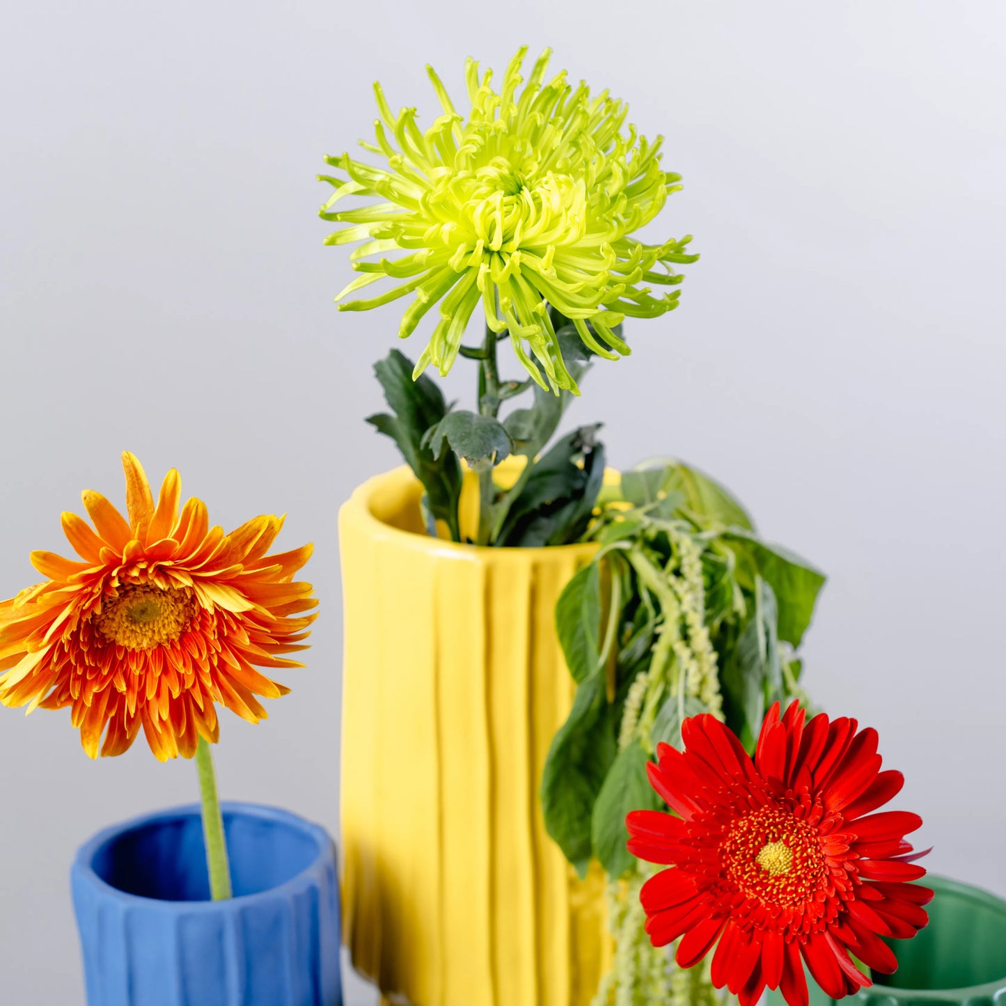 Jarra Monocromática Azul