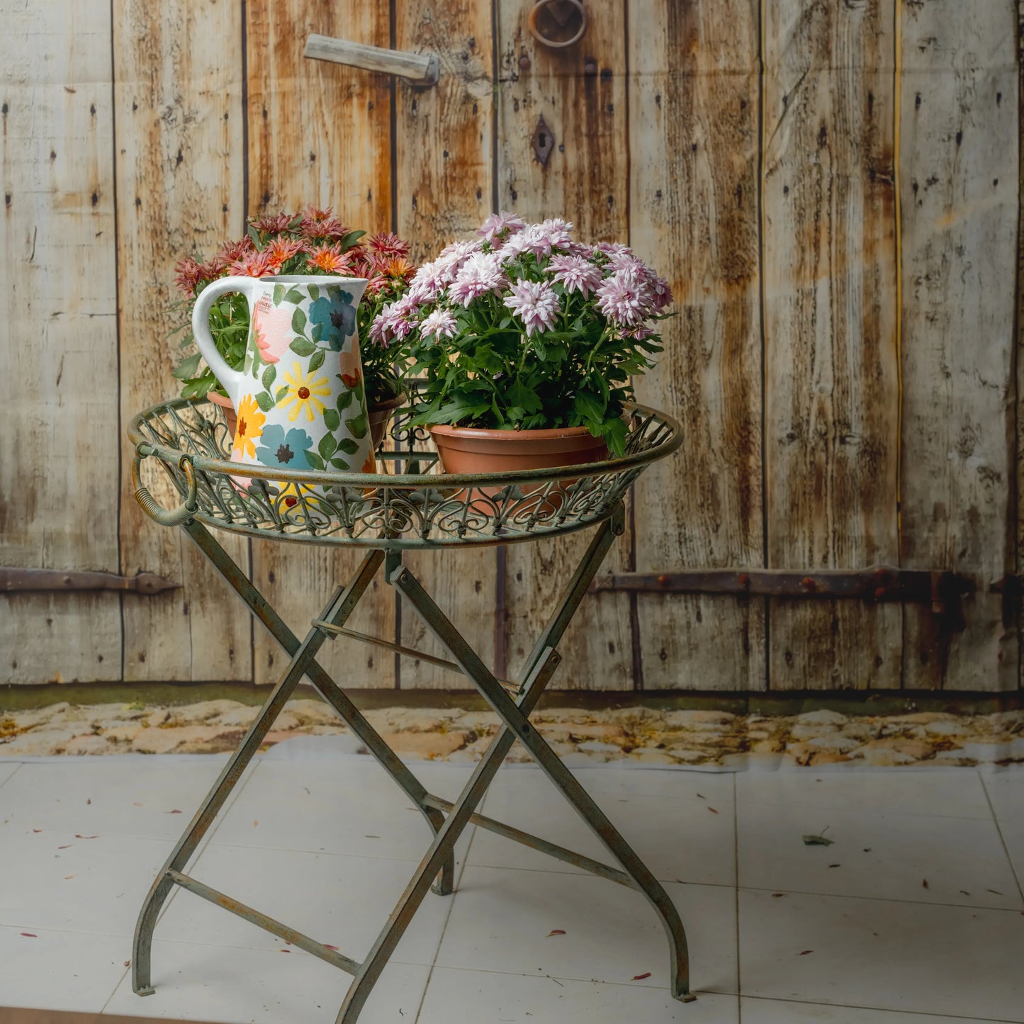 Mesa Redonda Para Plantas