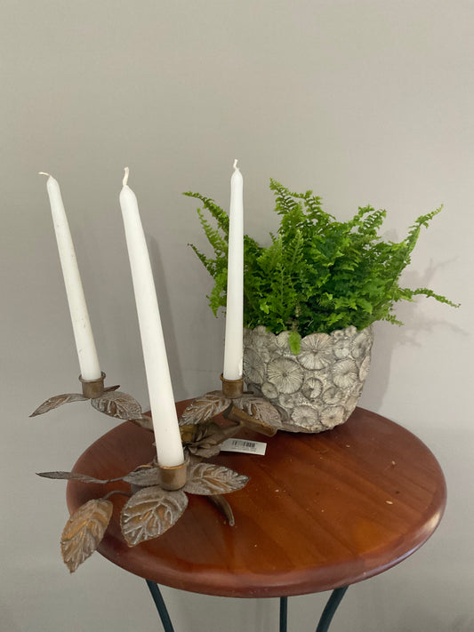 Porta-Velas de Metal Estilo Vintage