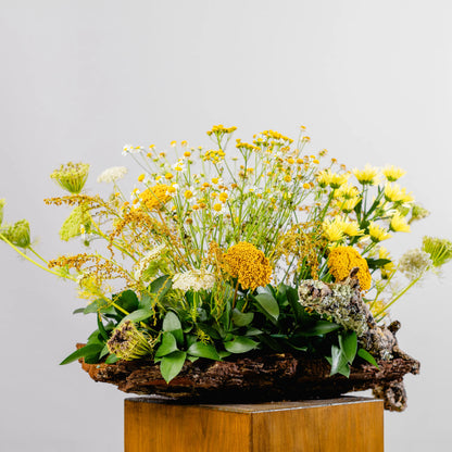 Composition florale "Clair à l'aube"