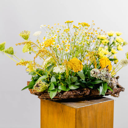 Composition florale "Clair à l'aube"